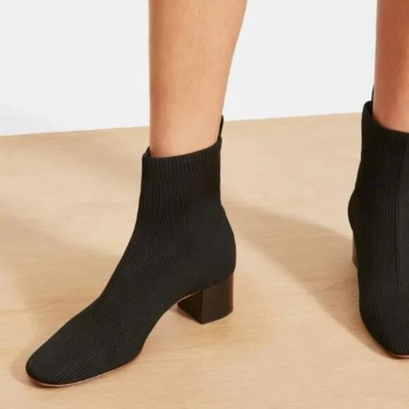 Everlane Women's Black The Glove Boots Size 6 - Picture 3 of 11